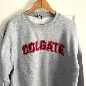 NCAA Colgate Raiders 50/50 Blended 8-Ounce Vintage Arch Crewneck Sweatshirt